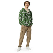 KLMK Sunray Silver Leaf CAMO Unisex Zip Hoodie
