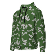 KLMK Sunray Silver Leaf CAMO Unisex Zip Hoodie