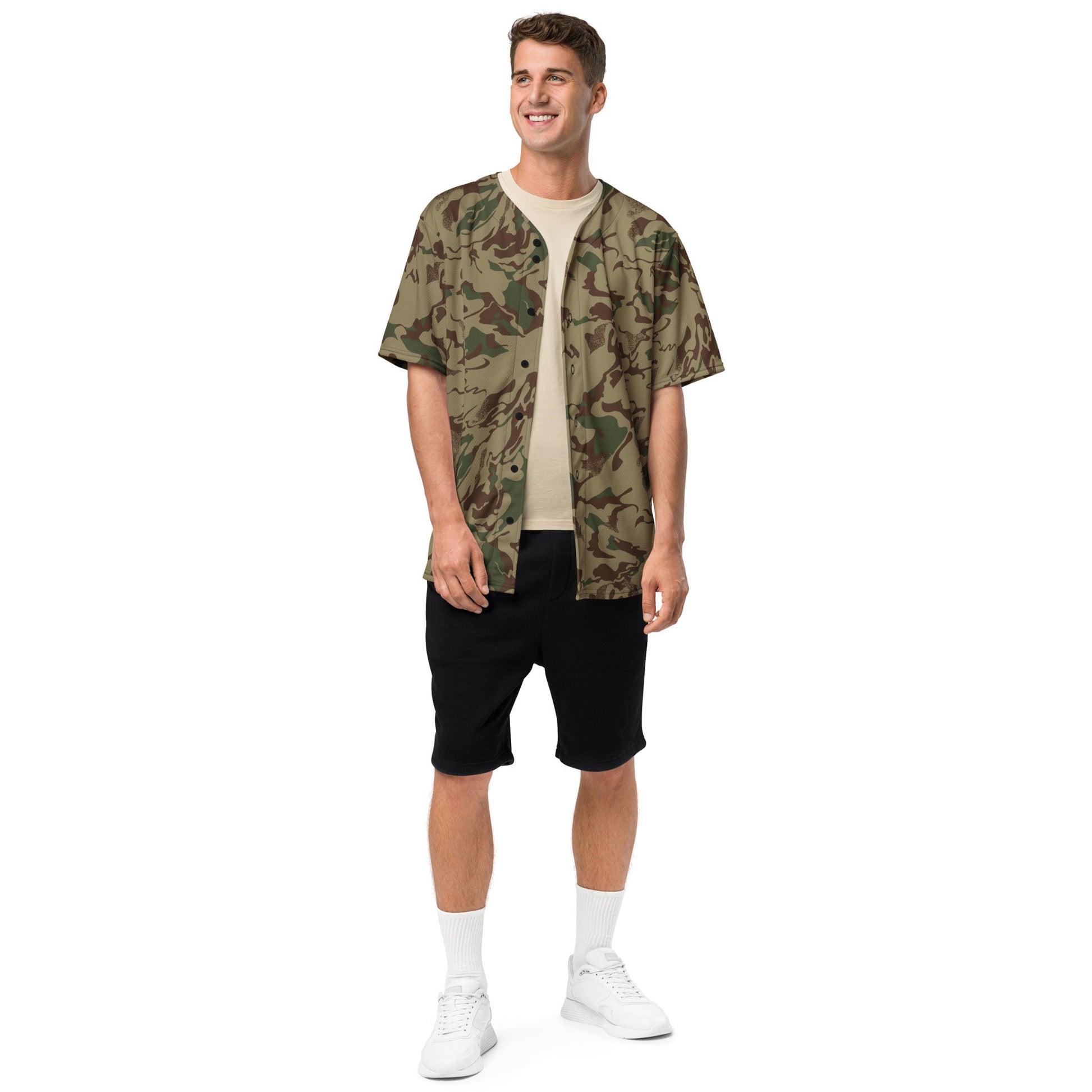 Russian Marble Mountain CAMO baseball jersey - Baseball Jerseys