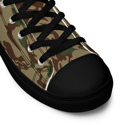 Russian Marble Mountain CAMO Mens high top canvas shoes - High Top Canvas Shoes