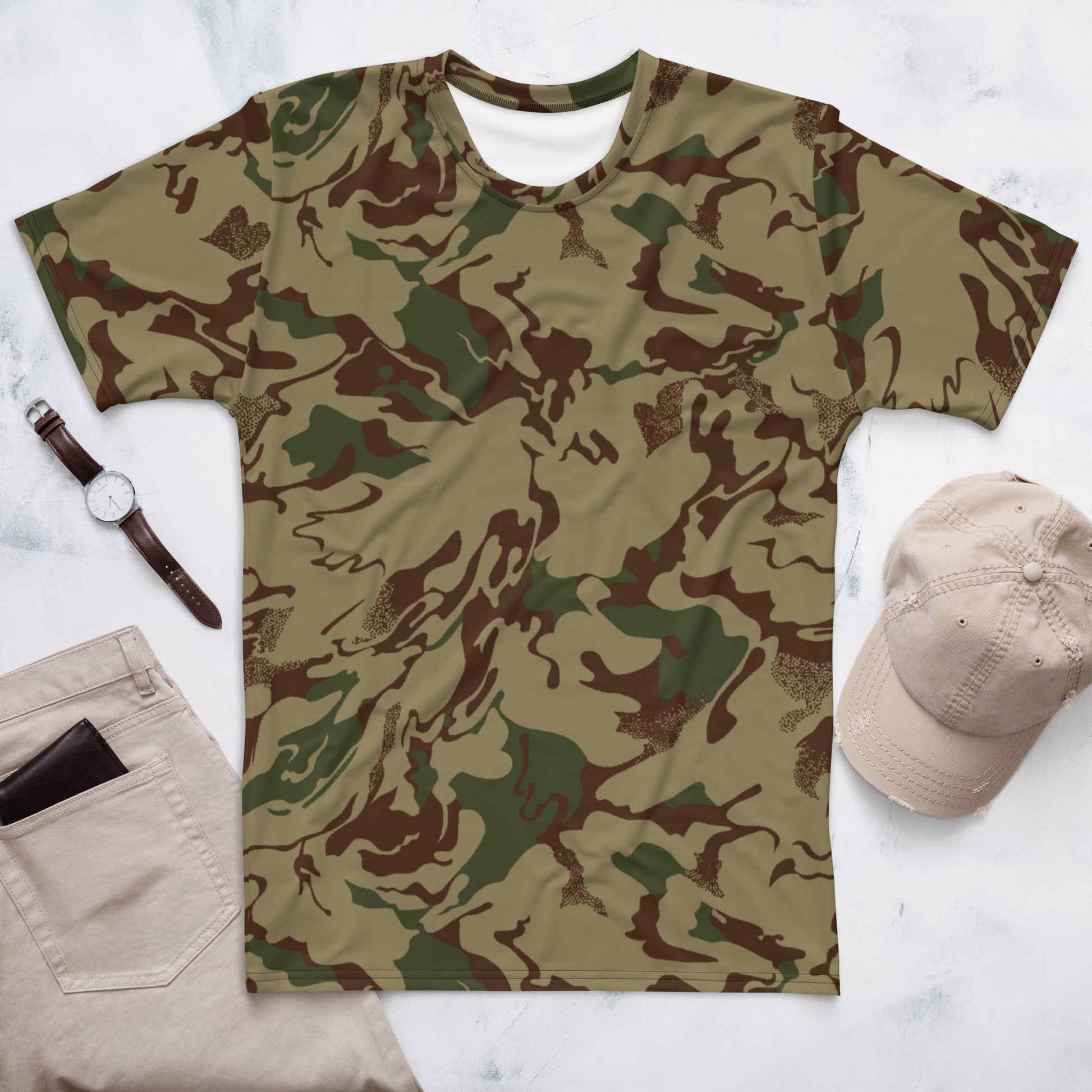 Russian Marble Mountain CAMO Mens t-shirt - XS - T-Shirts