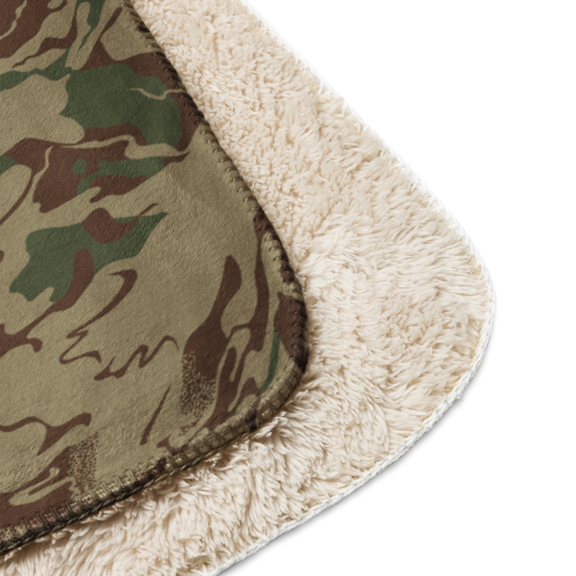 Russian Marble Mountain CAMO Sherpa blanket - Blankets