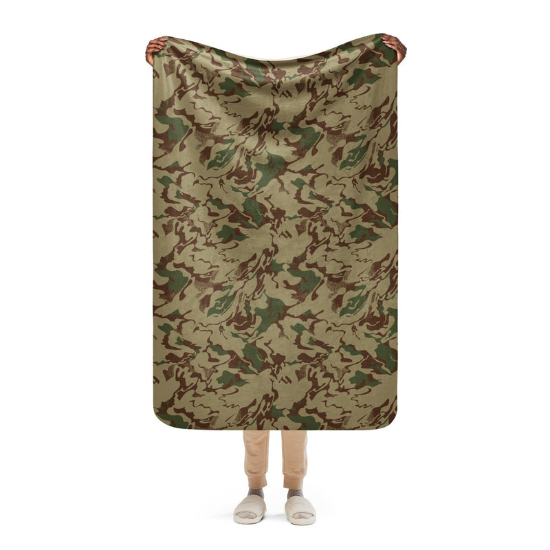 Marble Mountain CAMO Sherpa Blanket - 37″×57″