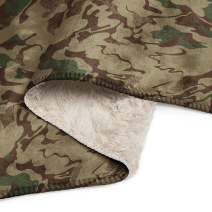 Russian Marble Mountain CAMO Sherpa blanket - Blankets