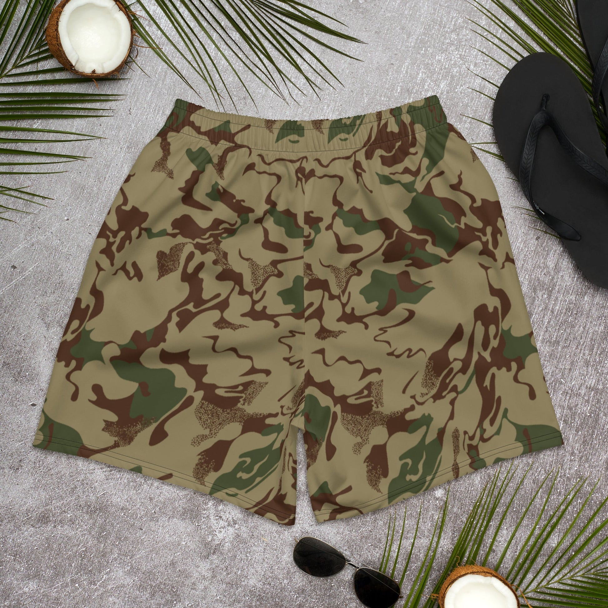 Russian Marble Mountain CAMO Unisex Athletic Long Shorts