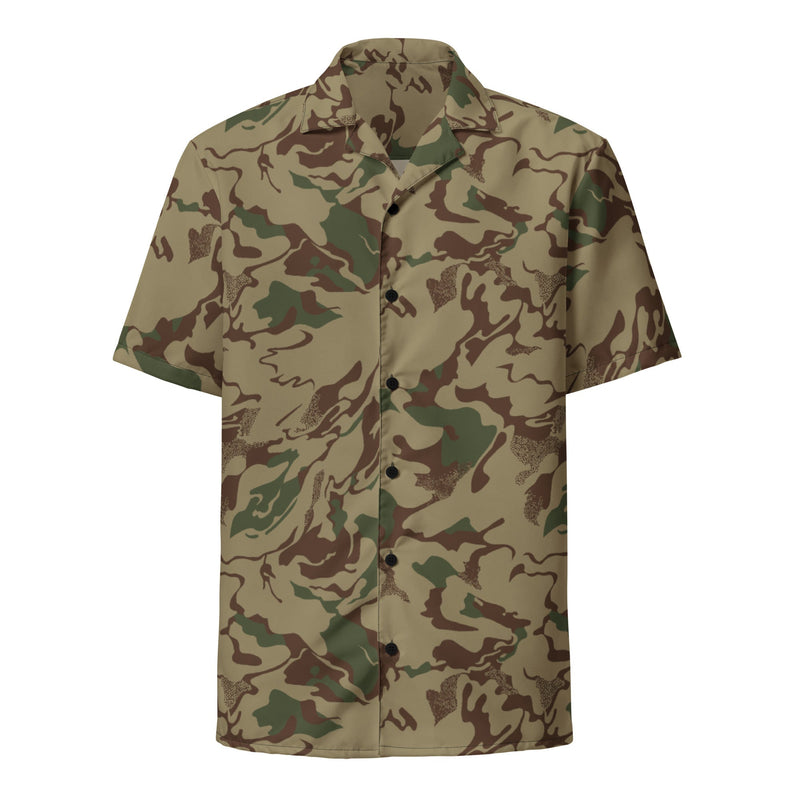 Marble Mountain CAMO Unisex Short-Sleeve Button Shirt - Button-Up