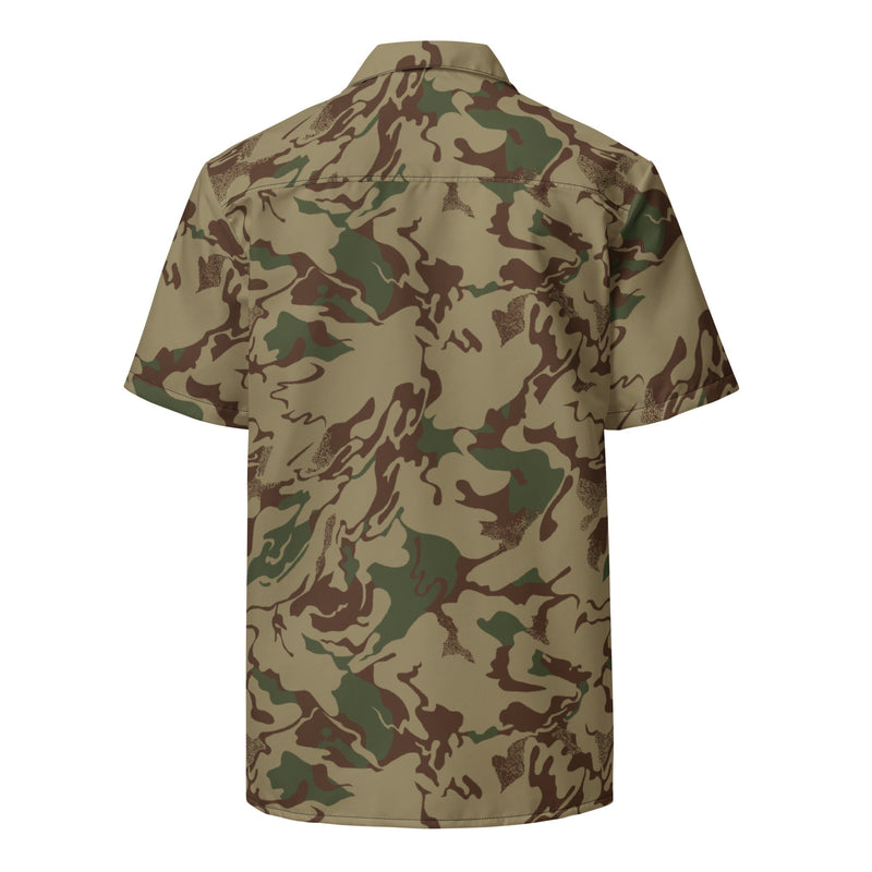 Marble Mountain CAMO Unisex Short-Sleeve Button Shirt - Button-Up