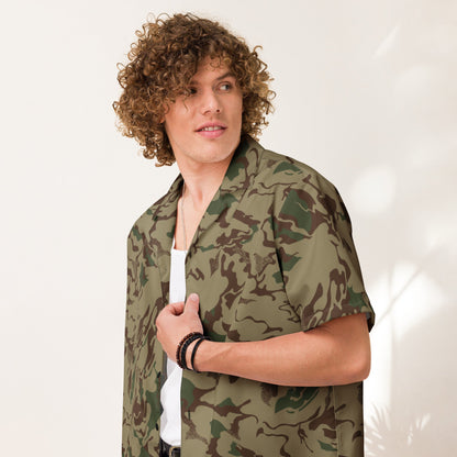 Russian Marble Mountain CAMO Unisex button shirt - Button Shirts
