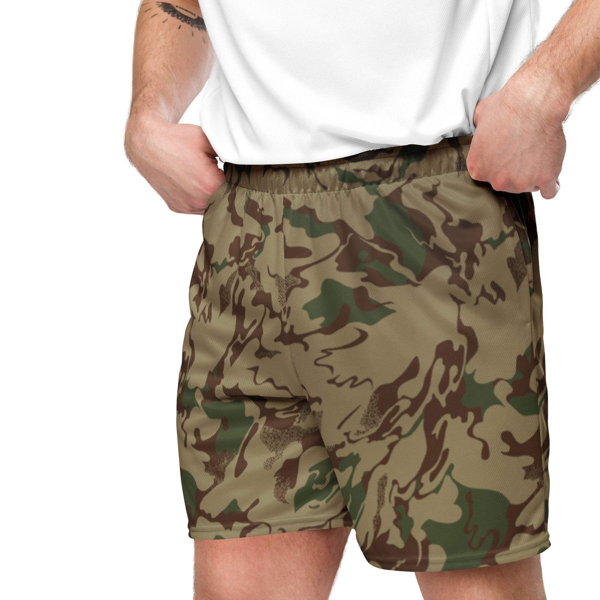 Russian Marble Mountain CAMO Unisex mesh shorts - Mesh Shorts
