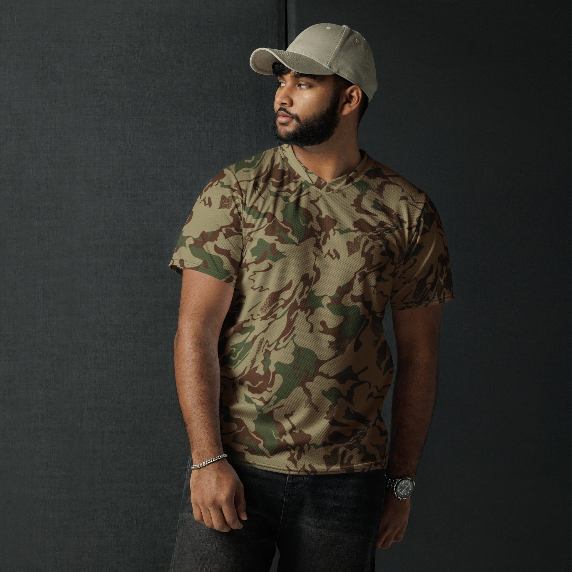 Russian Marble Mountain CAMO unisex sports jersey - Sports Jerseys