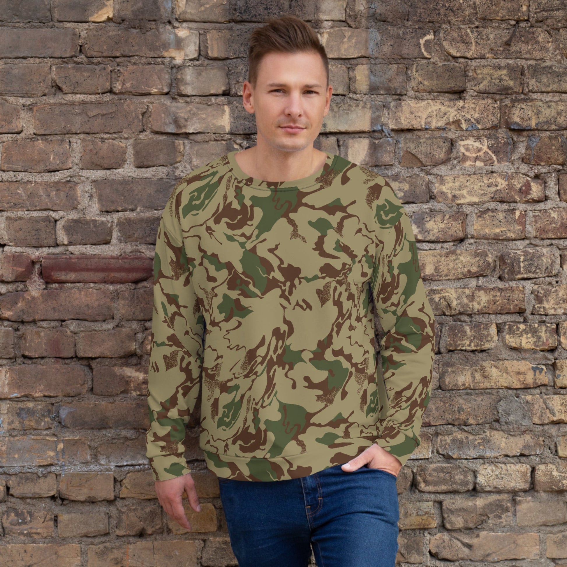 Russian Marble Mountain CAMO Unisex Sweatshirt - 2XS - Sweatshirts