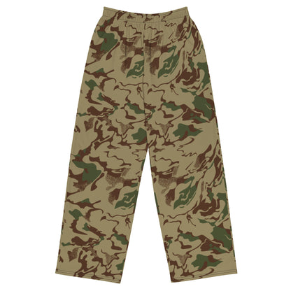 Russian Marble Mountain CAMO unisex wide-leg pants - 2XS - Wide-leg Pants