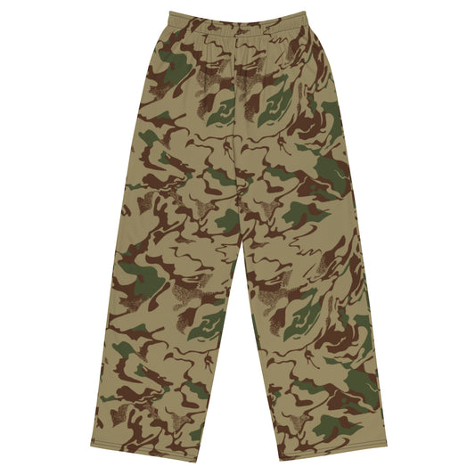 Russian Marble Mountain CAMO unisex wide-leg pants - 2XS - Wide-leg Pants