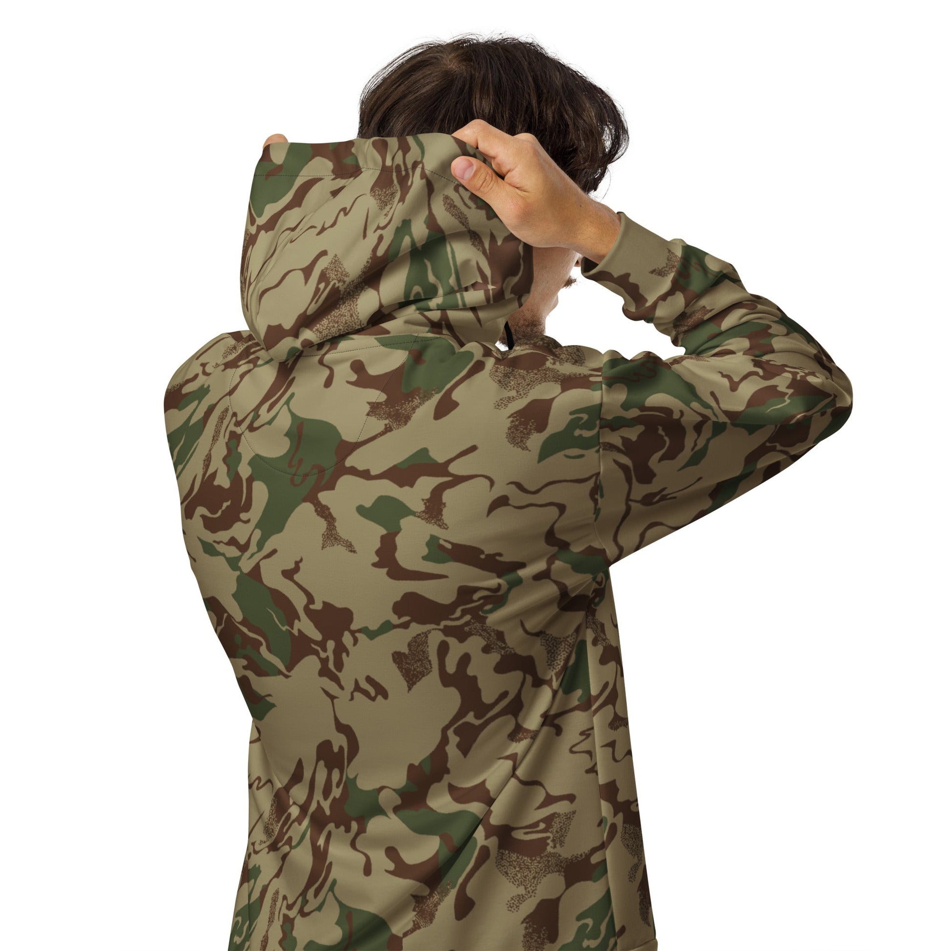 Russian Marble Mountain CAMO Unisex zip hoodie - Zip Hoodies