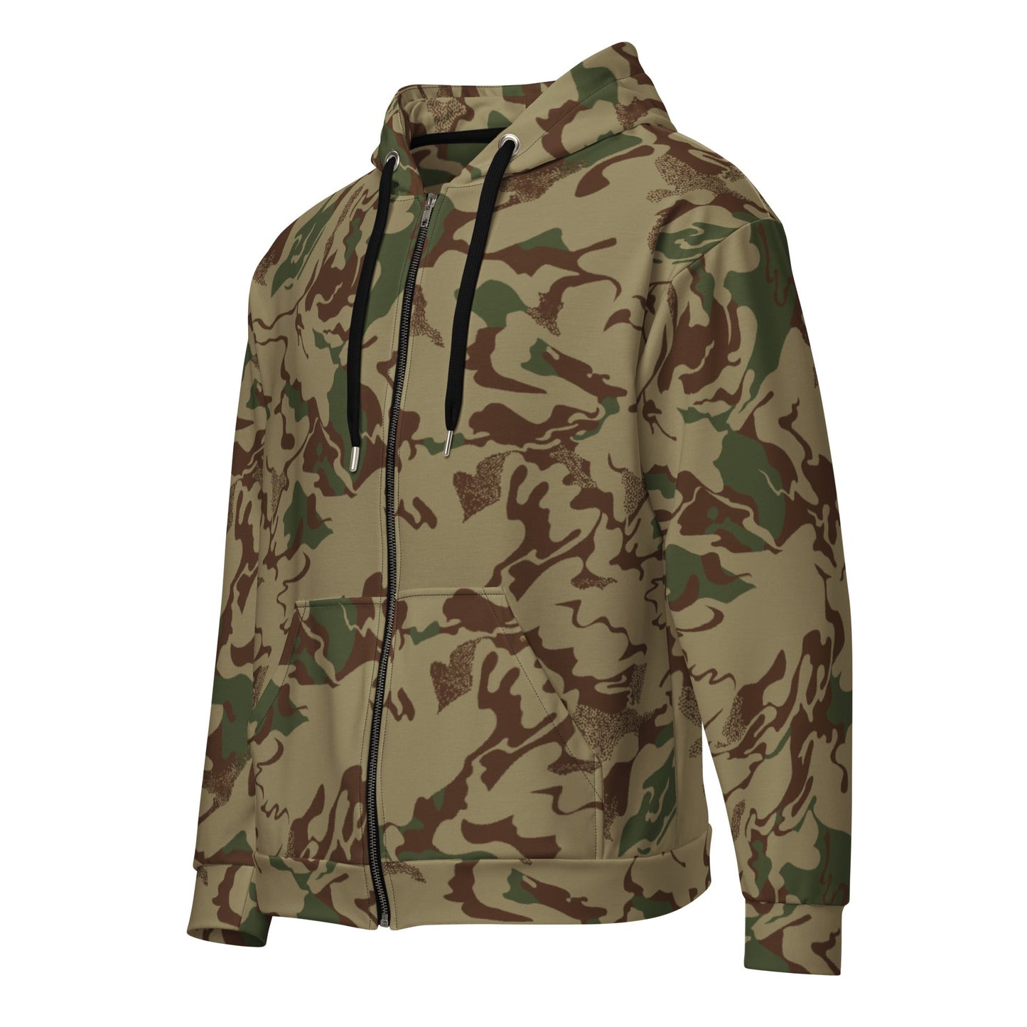Russian Marble Mountain CAMO Unisex zip hoodie - Zip Hoodies