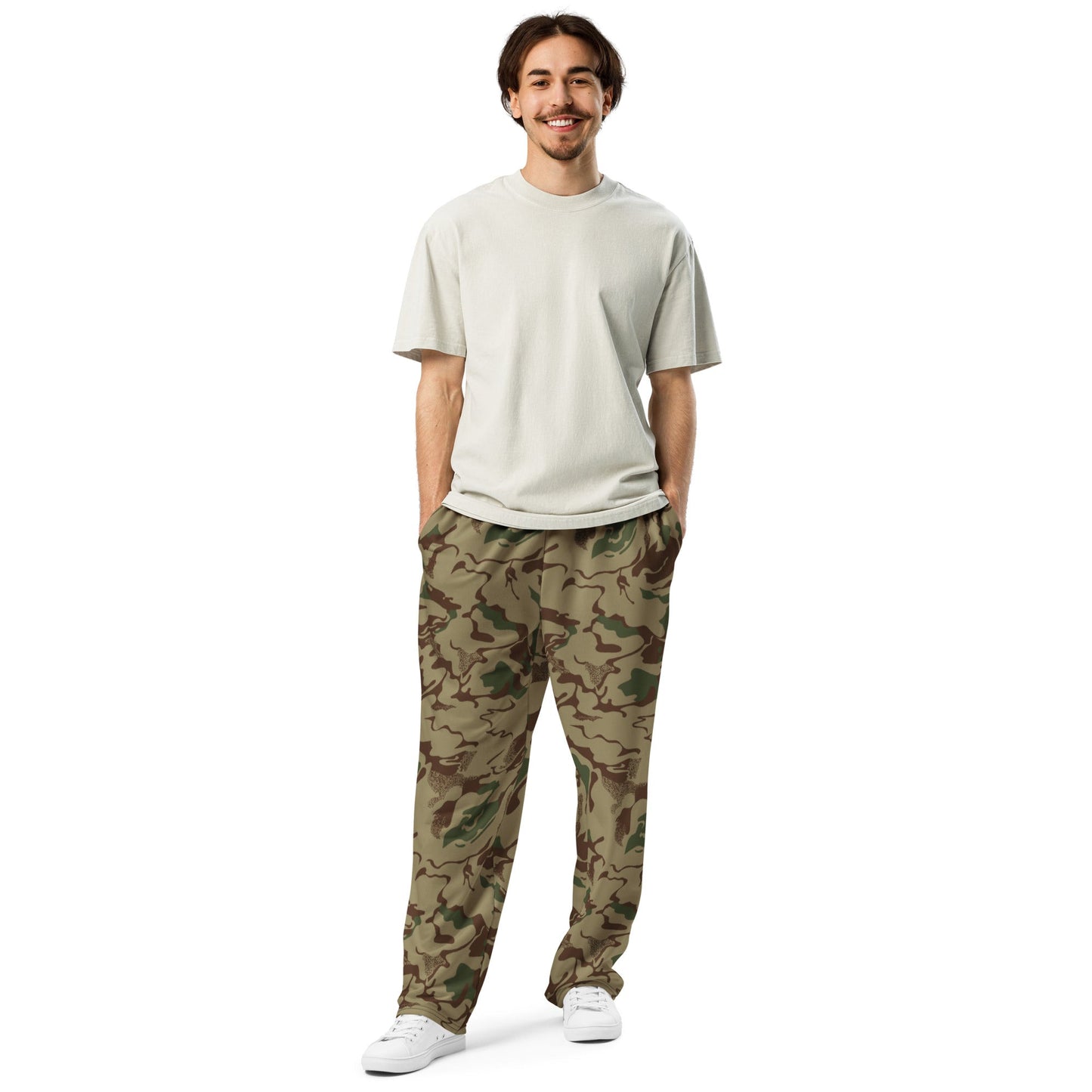 Russian Marble Mountain CAMO Wide-leg joggers - Joggers
