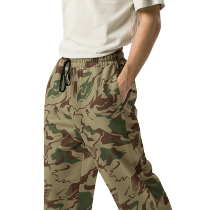 Russian Marble Mountain CAMO Wide-leg joggers - Joggers