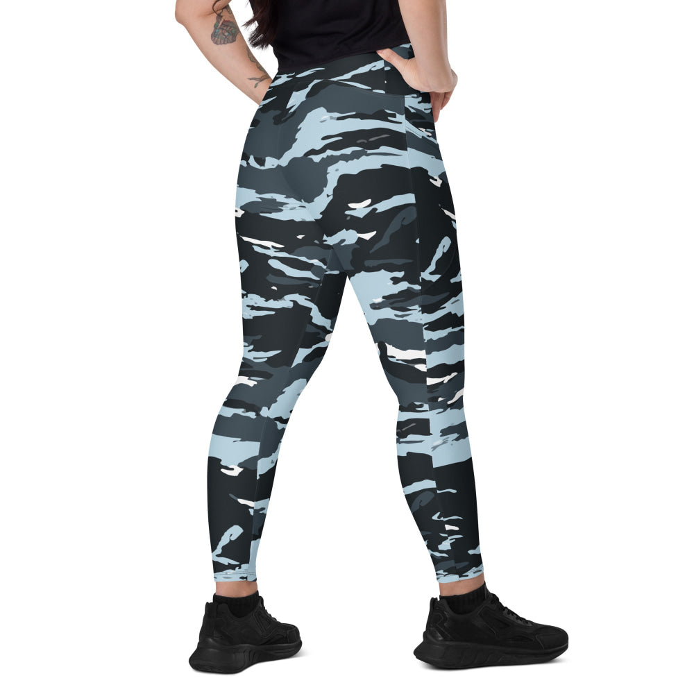 Russian OMON Special Police Force CAMO Leggings with pockets - 2XS - Womens With Pockets