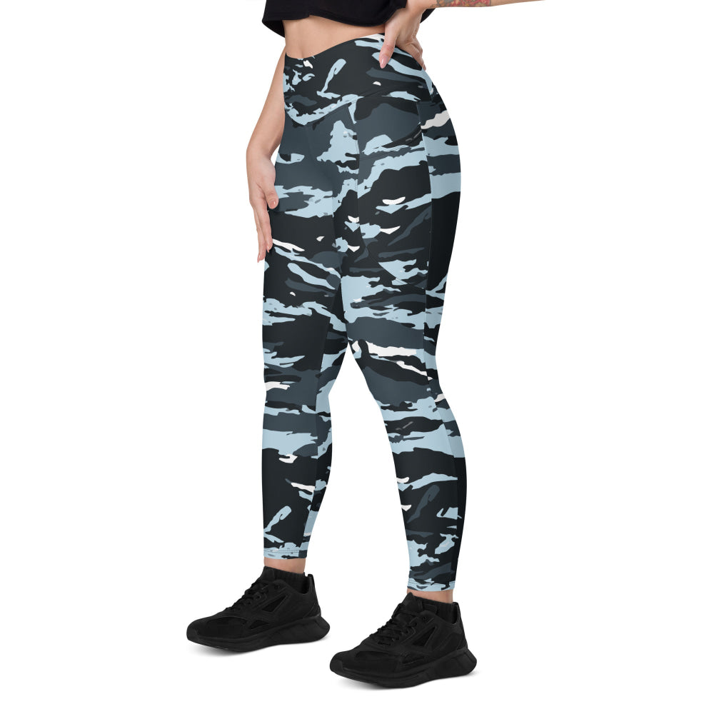 Russian OMON Special Police Force CAMO Leggings with pockets - Womens With Pockets