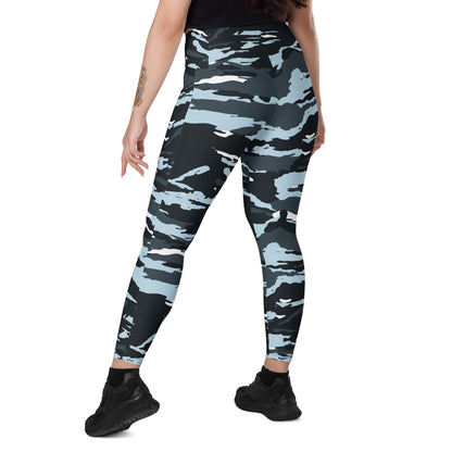 Russian OMON Special Police Force CAMO Leggings with pockets - Womens With Pockets