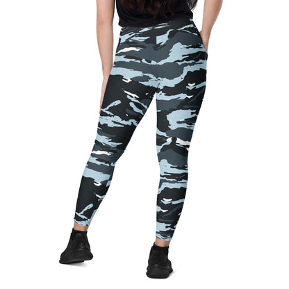 Russian OMON Special Police Force CAMO Leggings with pockets - Womens With Pockets