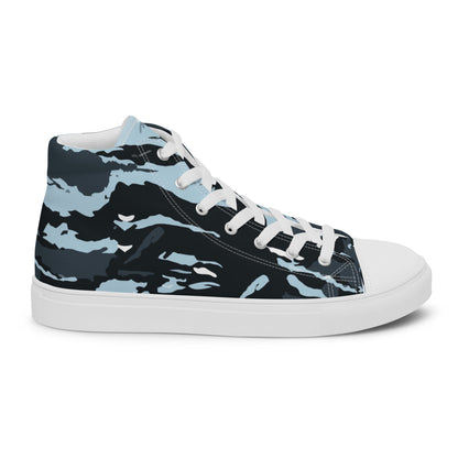 Russian OMON Special Police Force CAMO Men’s high top canvas shoes - Mens High Top Canvas Shoes