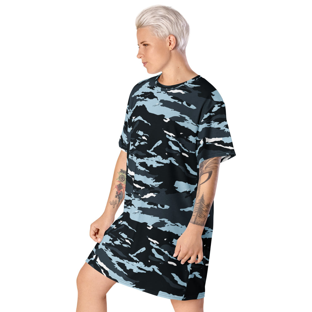 Russian OMON Special Police Force CAMO T-shirt dress - Womens T-Shirt Dress