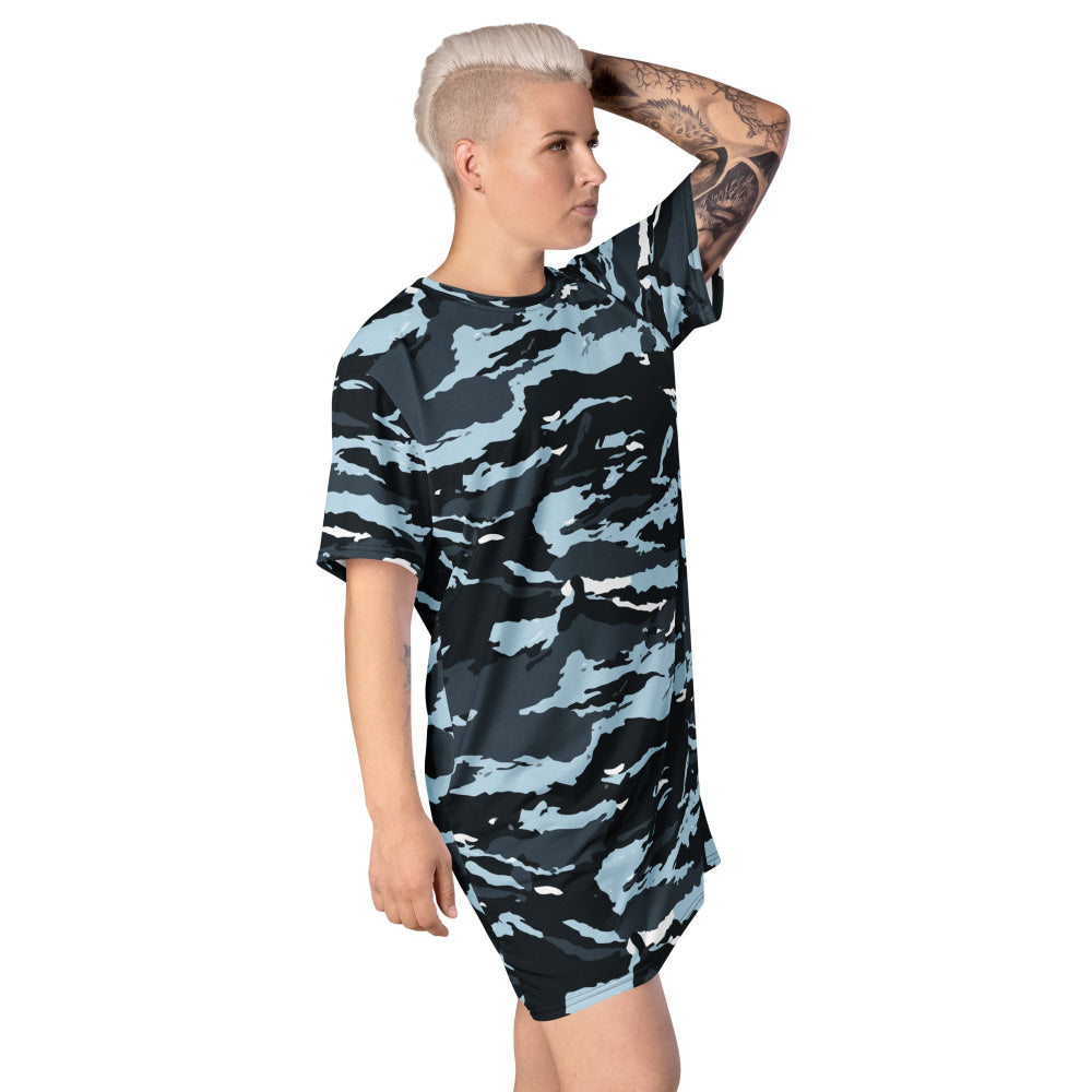 Russian OMON Special Police Force CAMO T-shirt dress - Womens T-Shirt Dress