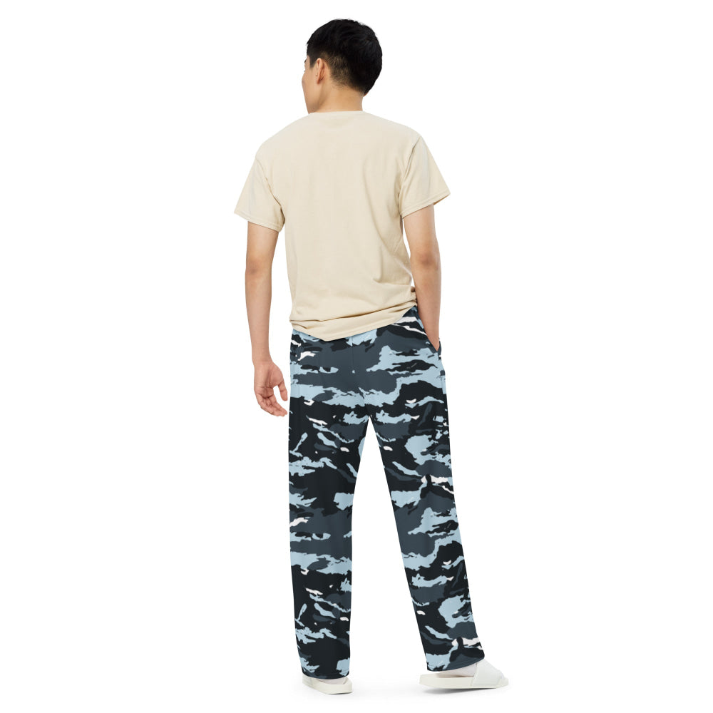 Russian OMON Special Police Force CAMO unisex wide-leg pants - Unisex Wide-Leg Pants