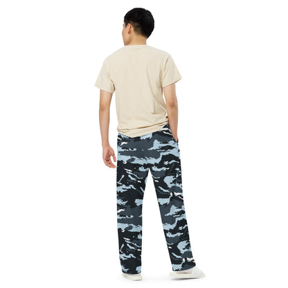 Russian OMON Special Police Force CAMO unisex wide-leg pants - Unisex Wide-Leg Pants