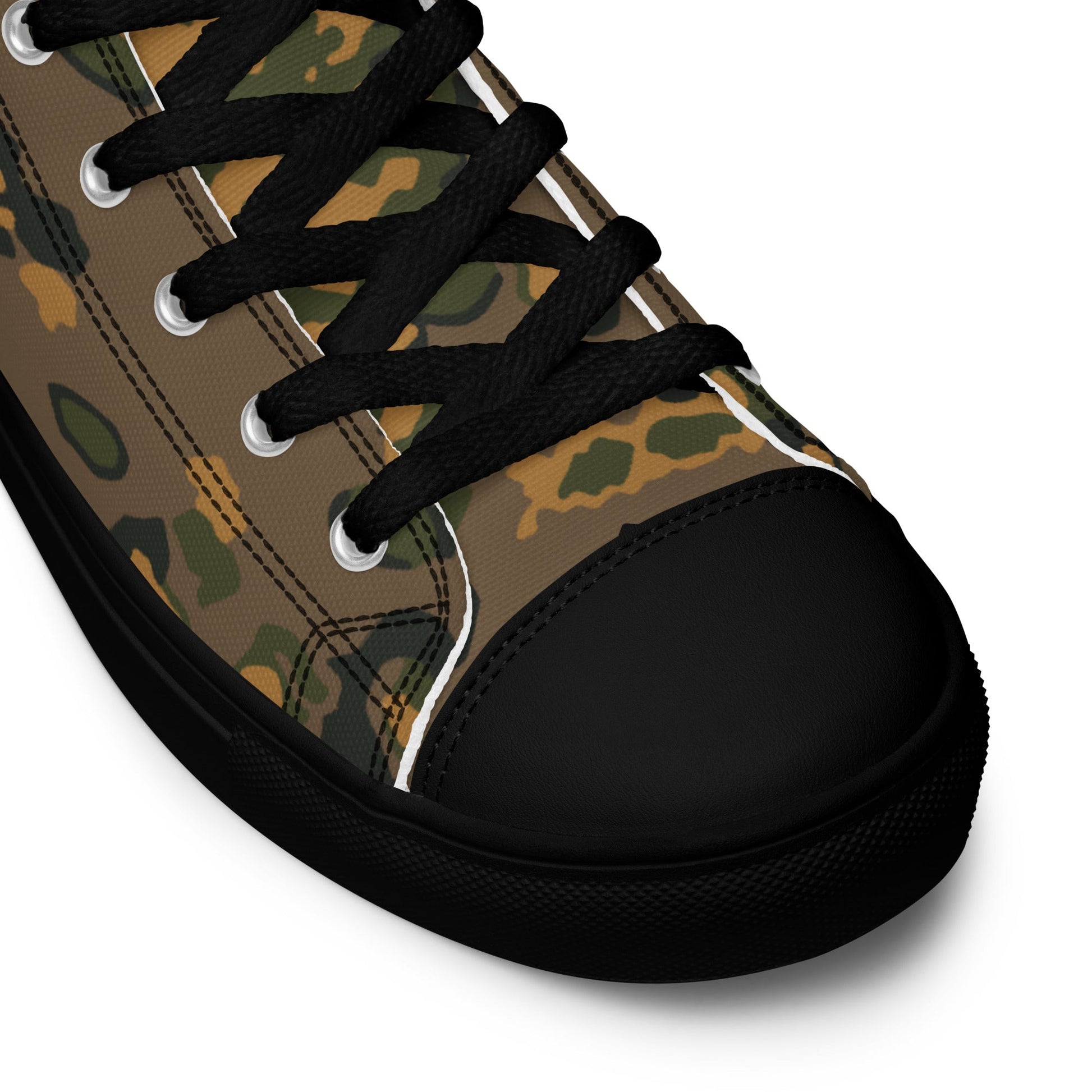 Russian Partizan Autumn CAMO Mens high top canvas shoes - High Top Canvas Shoes