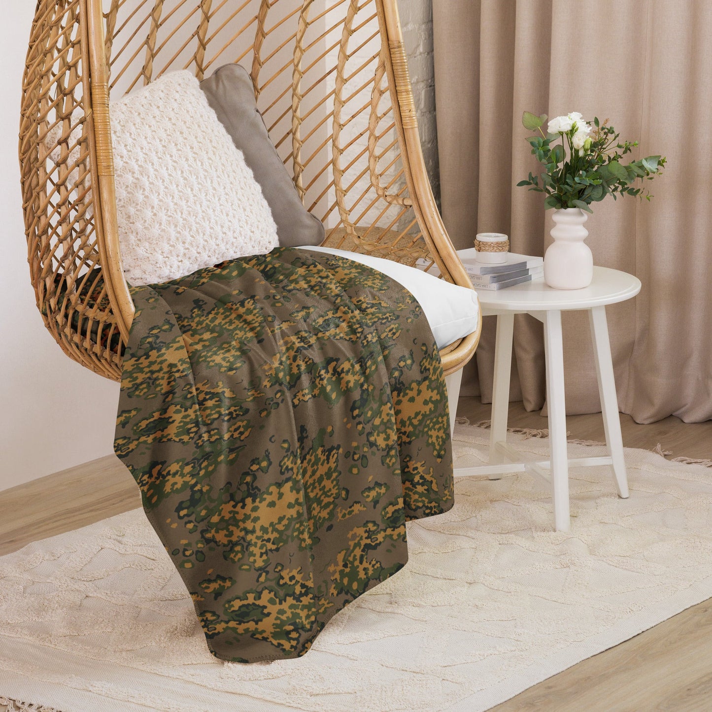 Russian Partizan Autumn CAMO Sherpa Blanket