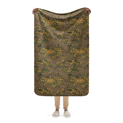 Russian Partizan Autumn CAMO Sherpa Blanket - 37″×57″