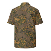 Partizan Autumn CAMO Unisex Short-Sleeve Button Shirt - Button-Up