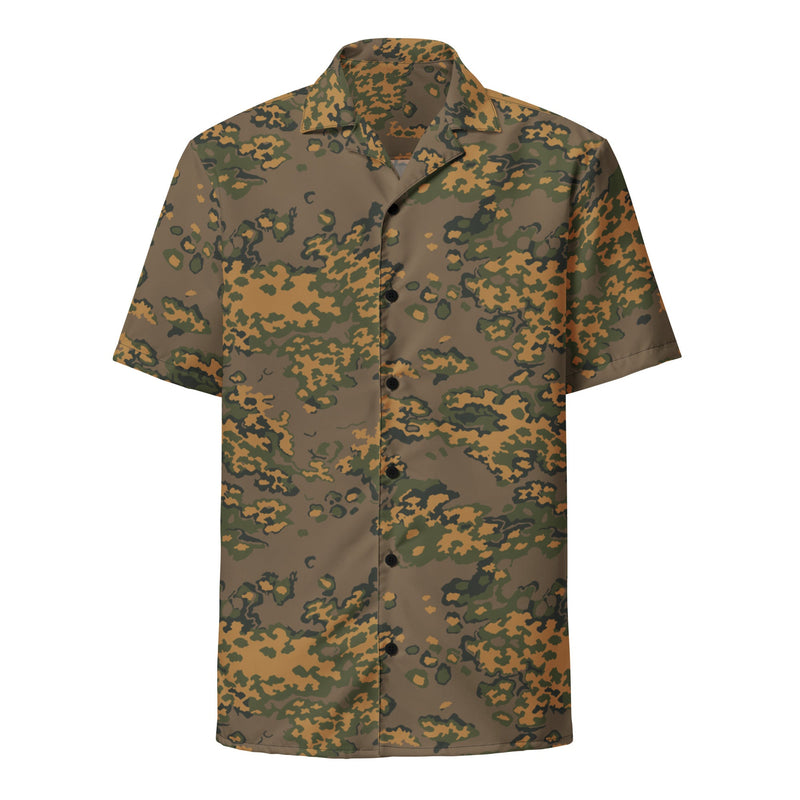 Partizan Autumn CAMO Unisex Short-Sleeve Button Shirt - Button-Up