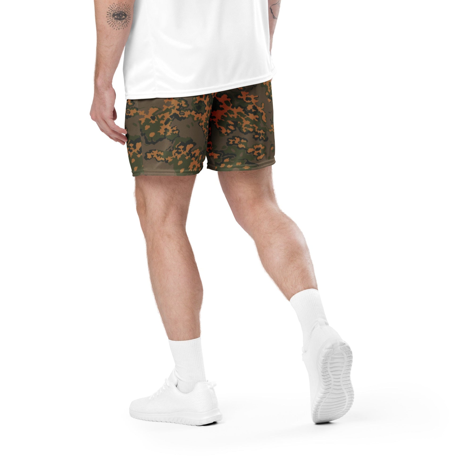 Russian Partizan Autumn CAMO Unisex mesh shorts - Mesh Shorts