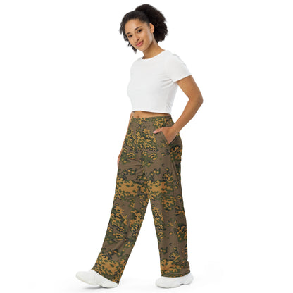 Russian Partizan Autumn CAMO unisex wide-leg pants - Wide-leg Pants