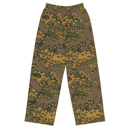 Russian Partizan Autumn CAMO unisex wide-leg pants - 2XS - Wide-leg Pants