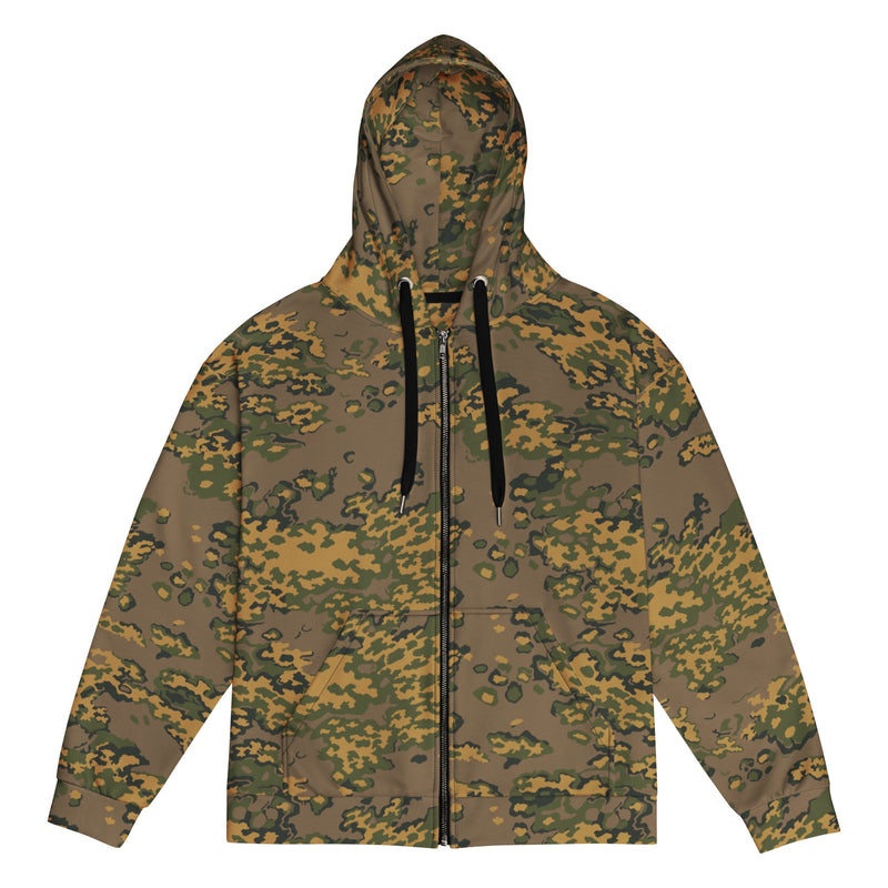 Partizan Autumn CAMO Unisex Zip Hoodie - 2XS