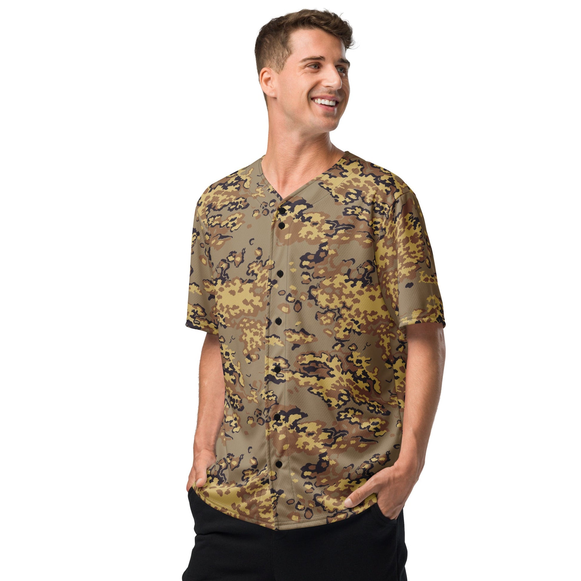 Russian Partizan Desert CAMO baseball jersey - Baseball Jerseys