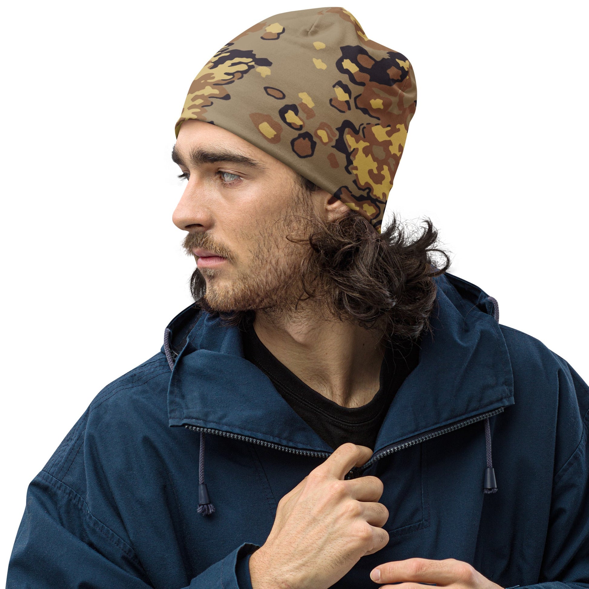 Russian Partizan Desert CAMO Beanie - S