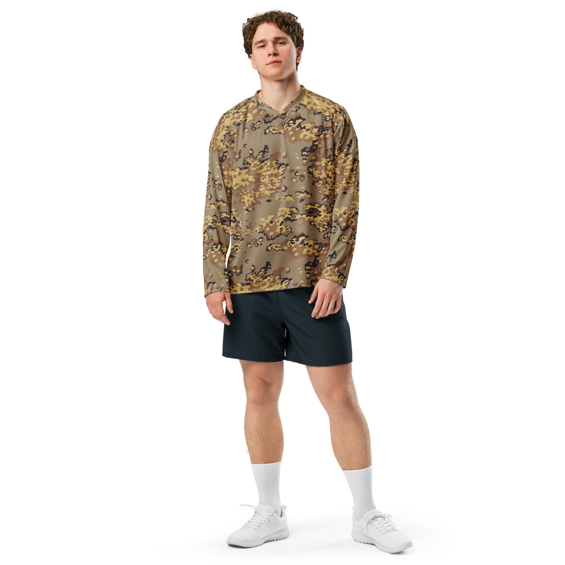 Russian Partizan Desert CAMO hockey fan jersey - Hockey Jerseys