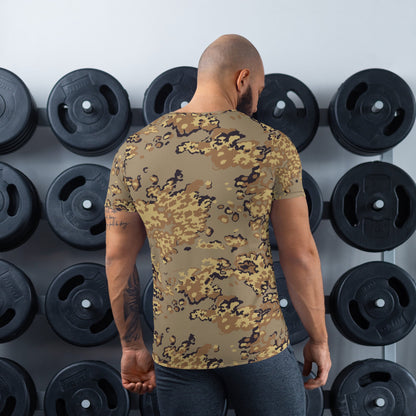 Russian Partizan Desert CAMO Mens Athletic T-Shirt