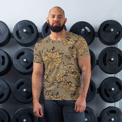 Russian Partizan Desert CAMO Mens Athletic T-Shirt - XS