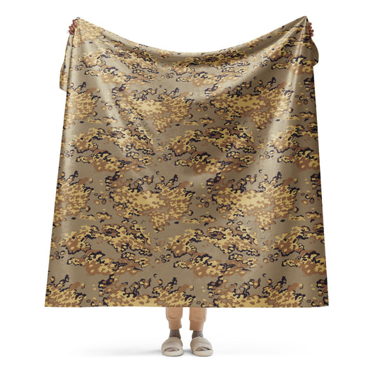 Russian Partizan Desert CAMO Sherpa Blanket - 60″×80″