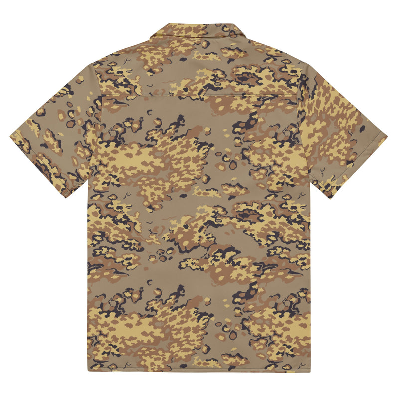 Partizan Desert CAMO Unisex Short-Sleeve Button Shirt - Button-Up