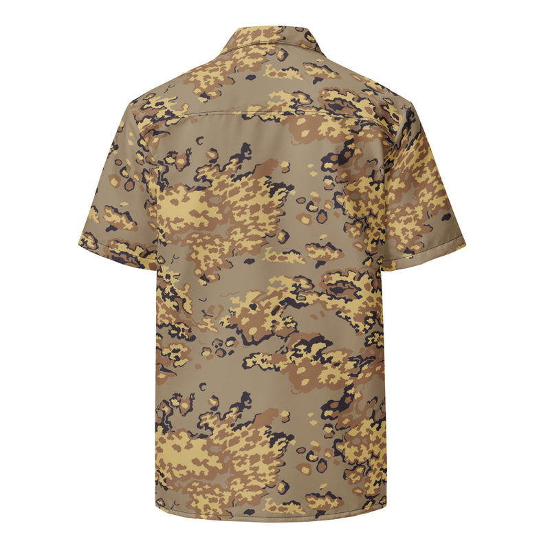 Partizan Desert CAMO Unisex Short-Sleeve Button Shirt - Button-Up