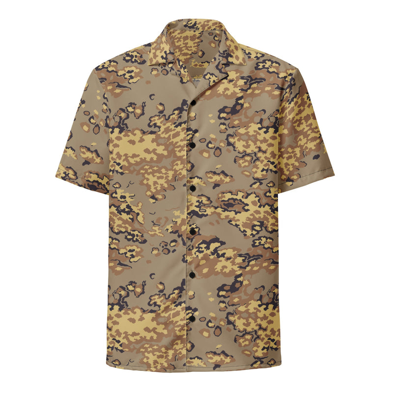 Partizan Desert CAMO Unisex Short-Sleeve Button Shirt - Button-Up