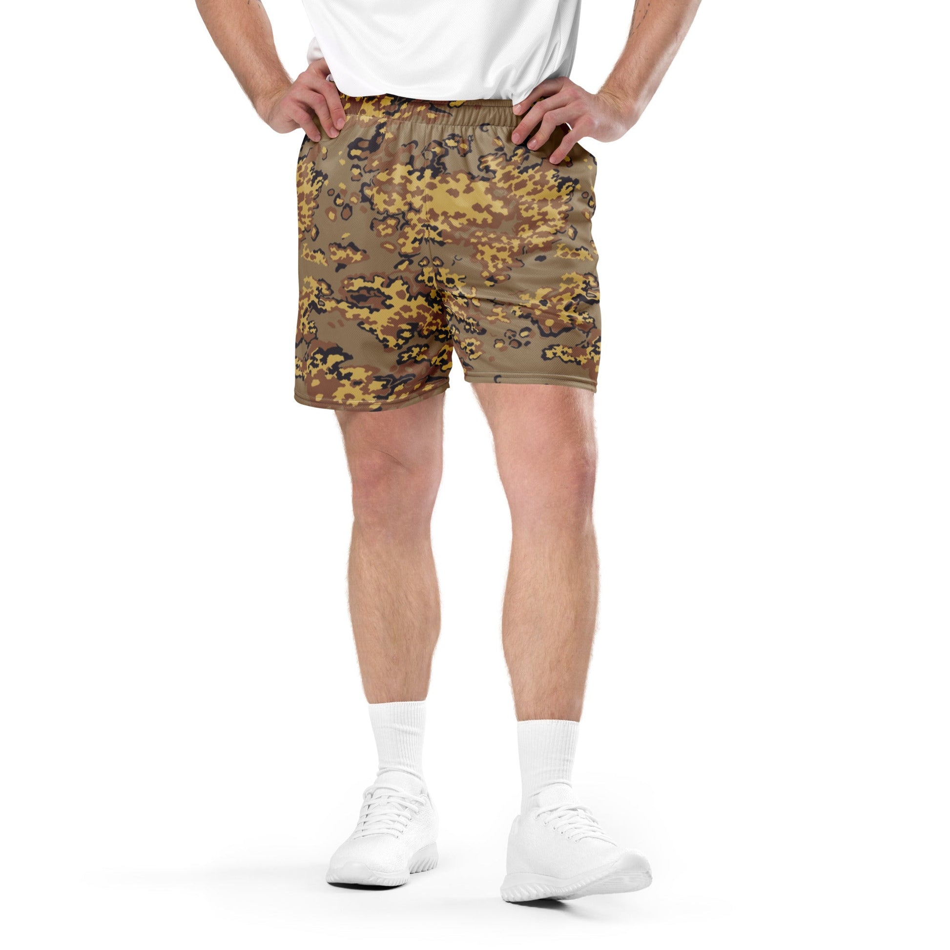 Russian Partizan Desert CAMO Unisex mesh shorts - Mesh Shorts