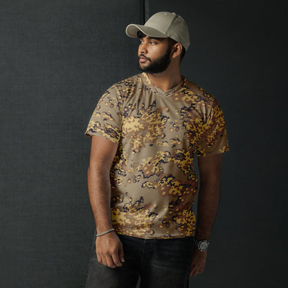 Russian Partizan Desert CAMO unisex sports jersey - Sports Jerseys